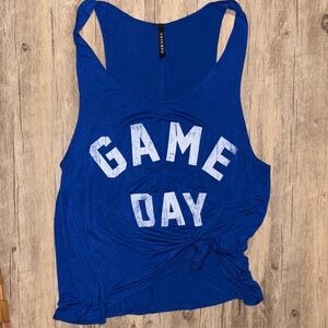 Triumph Royal Blue GAME DAY Racerback Tank Top